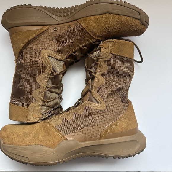 Nike suede long combat men’s boots - Picture 1 of 10
